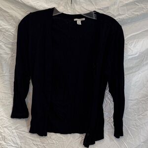 Halogen Women's Black Button Down cardigan